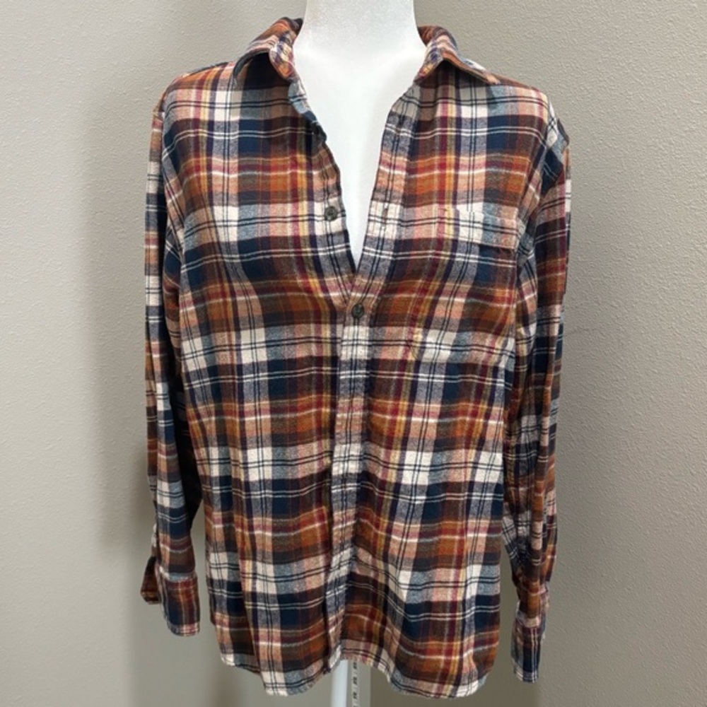 EDDIE BAUER | WOMENS PLAID SIZE MED